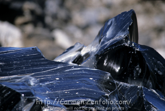 Big Obsidian Flow, Newberry Volcanic National Monument, Oregon
